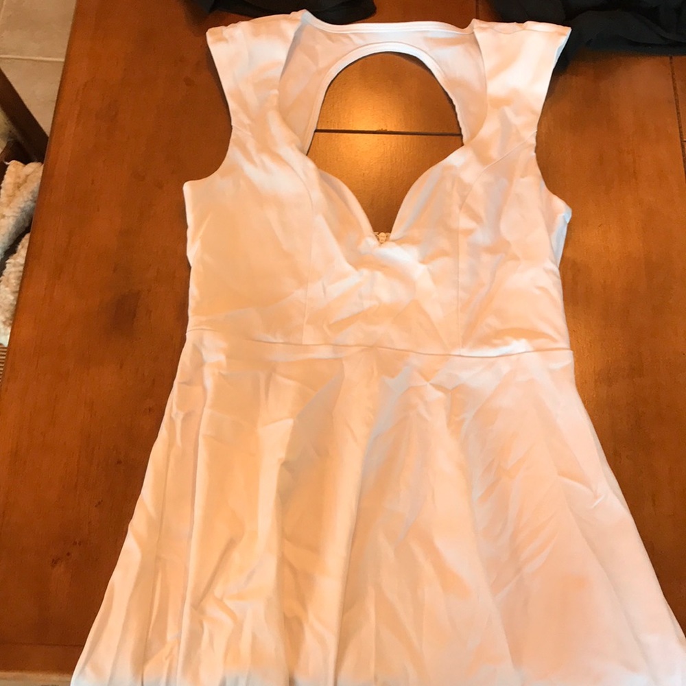White formal or casual dress